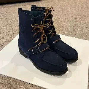 Navy blue polo boots hotsell